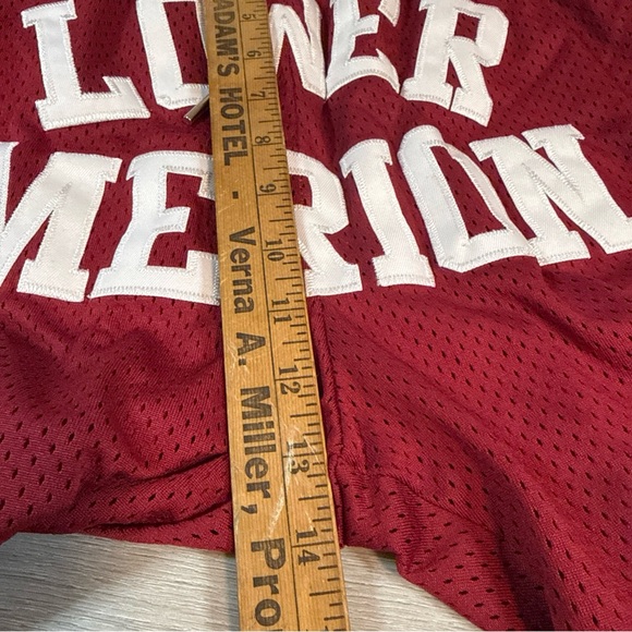 Headgear Classics Kobe Bryant #33 Lower Merion Maroon Basketball Shorts Sz L G72 - Picture 6 of 7